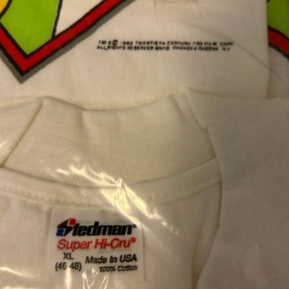 1990's vintage The Simpson "Why you little...!" Bart & Homer T-shirt XL New!!! - Picture 3 of 6